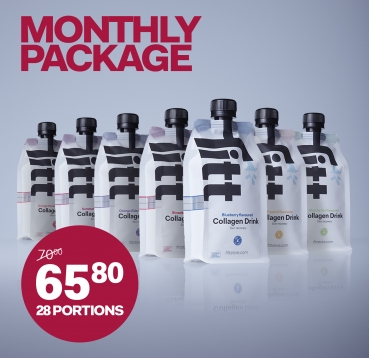 Collagen Drink - Monthly Package, your price per pouch