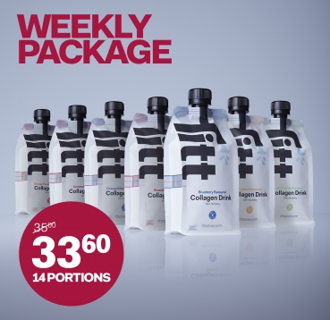 Collagen Drink - Weekly Package, your price per pouch